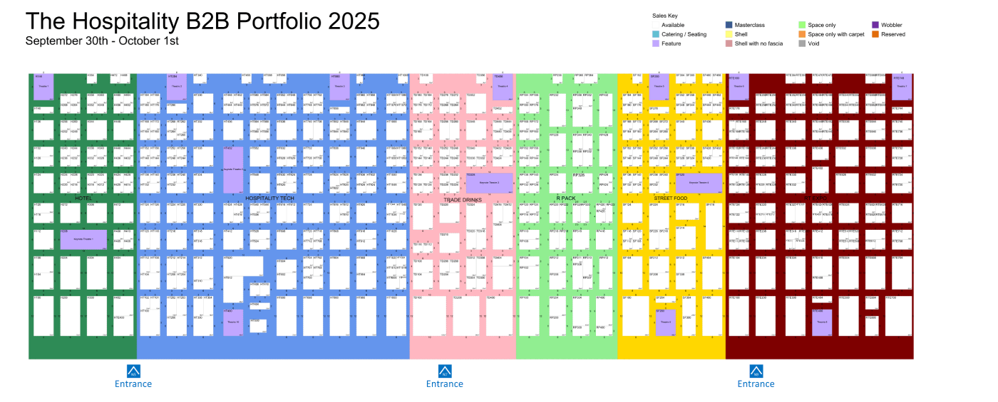 Hotel & Resort Innovation Expo floorplan and guide